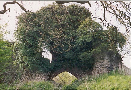 Gatehouse from the site of the bridge over the moat